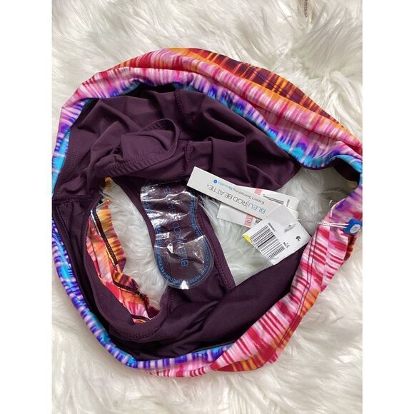 New. BLEU Rod Beattie Multicolored sarong bikini bottom.  14 - Picture 10 of 10